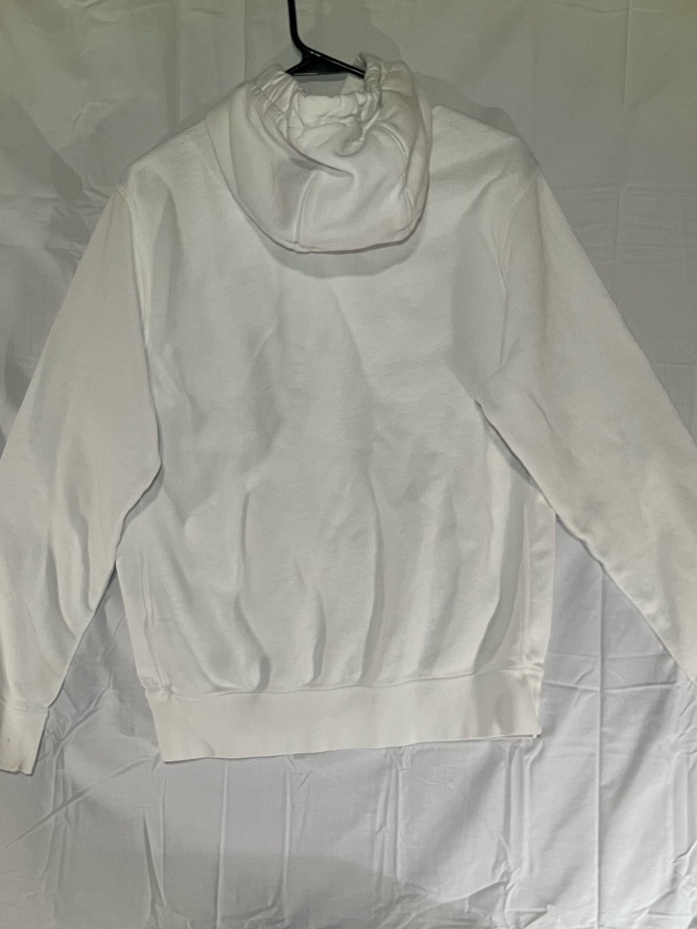 Nike White Men's Crewneck Pullover Hoodie Size Small - Picture 5 of 6